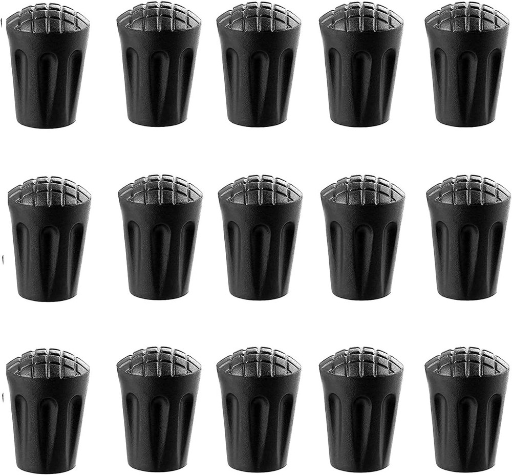 Trekking Poles Walking Poles Tips Protectors, Hiking Poles Replacement Rubber Ti