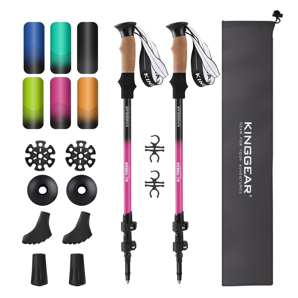 Nordic Walking Stick, TP1 Hiking Poles Retractable Lightweight 7075 Aluminum,…