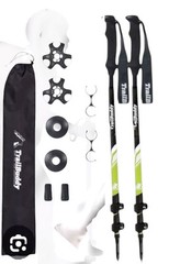 TrailBuddy Trekking Aluminum Hiking Poles, Backpacking Gear (Jr Size) Pair of 2