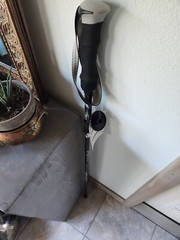 New Aluminum Foldable Hiking Trekking Walking Stick