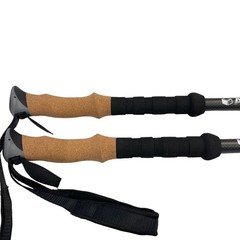 Aihoye Hiking Trekking Walking Poles Body Height 4’5″ to 6’5″ 2 Pack Collapsible