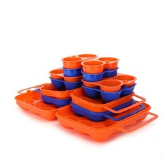 Portable Camping Egg Container 4 Slot Lightweight PP with Carry Handle