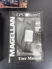 Magellan GPS Blazer 12 Satellite Navigator With Manual Outdoors Hiking Tested