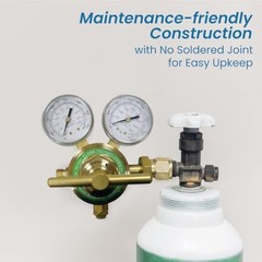 High-Pressure Piston Regulator for Inert Gases, Regulator for Nitrogen and