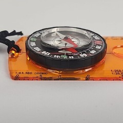 Compass Orienteering Map Reading Navigation Backpacking Hiking Clear Scaled