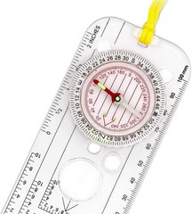 Navigation Compass, Expedition Map Reading, Lightweight Map Ruler, Compass with…