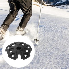 Trekking Pole Snow Basket Screw on Snowflake Basket Mud Basket Walking Pole