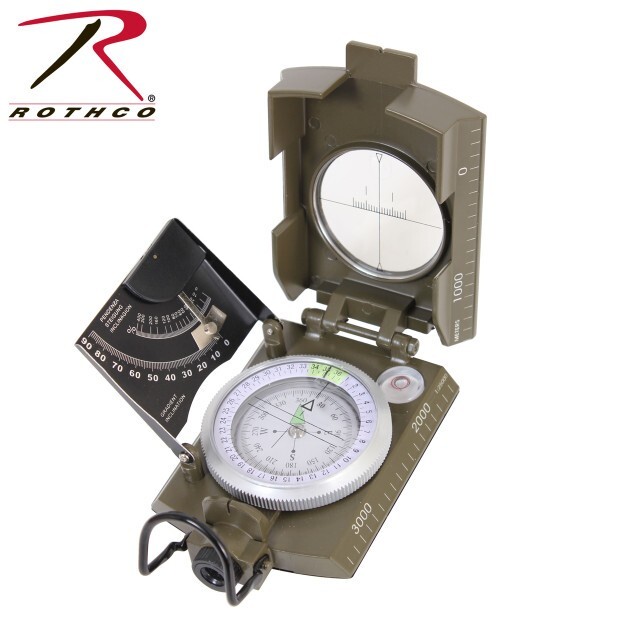 Rothco Deluxe Marching Compass – Olive Drab