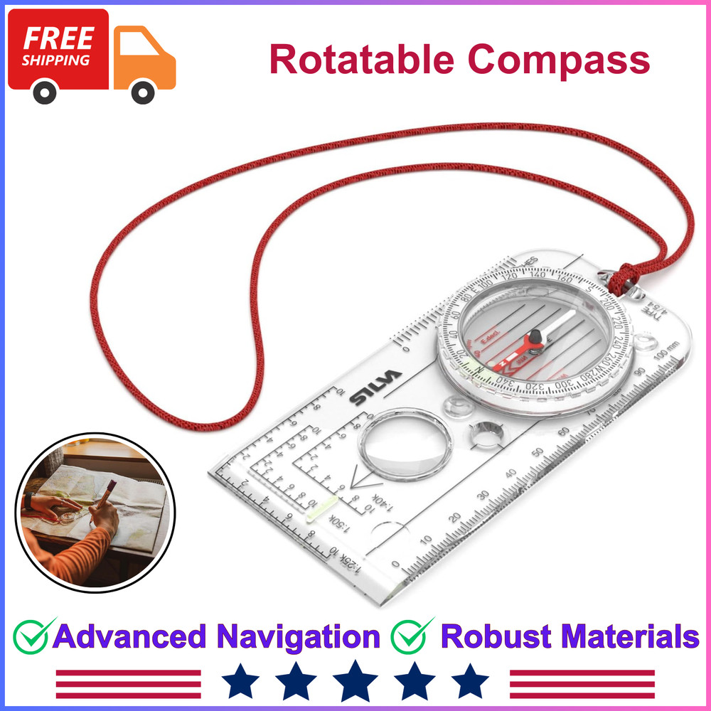 Silva Expedition 4 Rotatable Compass – 1:25k, 1:40k, 1:50k Scales – Advanced