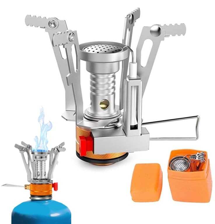 Gas Cooker 3000W Folding Camping Kitchen, Gas Burner, Hiking, Trekking, Picnic…