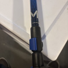 Yukon Adjustable Single Trekking Hiking Pole Black/Blue