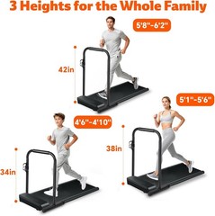 Handle Bar for Walking Pad Only, Suitable for Walking Pad up to 19.7″ Wide, Adju