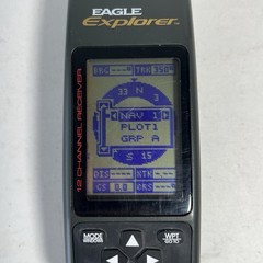 Eagle Explorer 12 Channel GPS Receiver Handheld LCD Screen Hunting Hiking Tested