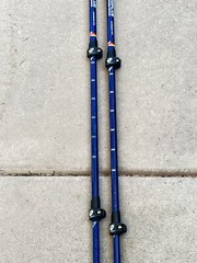 Set of Go Plus Aluminum Trekking Poles 110-135CM .. 50A