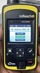 DeLorme inReach SE Satellite Communicator Model INRCH20 Handheld GPS Transmitter