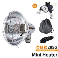 Compact Portable Outdoor Gas Heater with Efficient Heating for Camping