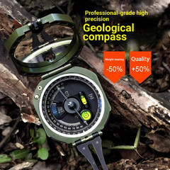 Professional Orienteering Compass High Accuracy Transit Compass Clinometer New