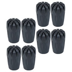 8 Pcs Rubber Crutch End Mats Foot Covers for Walking Hiking Accessories