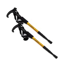 Trekking Tactical Poles Walking Cane Survival Hiking Survival Stick Alpenstock