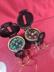 Lot Of 2 Compass ENGINEER LENSATIC COMPASS