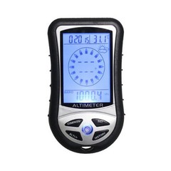 8 in 1 Outdoor Hiking Hunting Digital Compass Altimeter Barometer Thermometer A