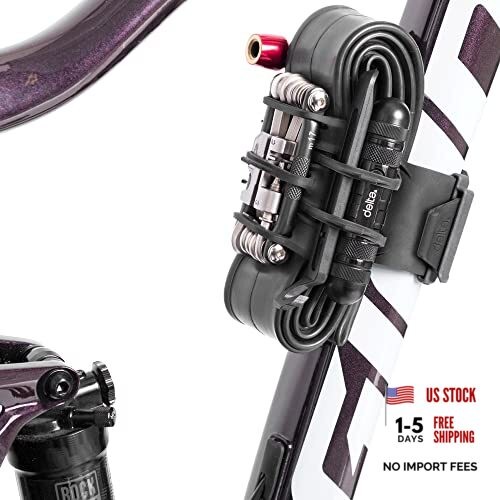 Bike Frame Carrier Utility Strap for Tools and Inner Tubes, Stwap by Black
