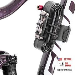 Bike Frame Carrier Utility Strap for Tools and Inner Tubes, Stwap by Black