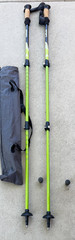 Set of Trail Buddy Trekking Poles 105-135CM Green .. 60