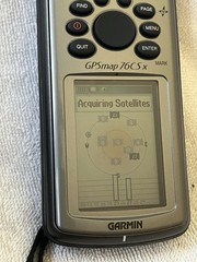 Garmin GPS Map 76CS X W Carry Case -works Euc