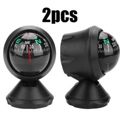 2Pc Portable Camping Marine Compass For Sail Ship Vehicle Car Boat Navigation US