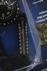 Sun Triplebiner Rugged Aluminum Compass LED Light Temperature Hiking Accessories