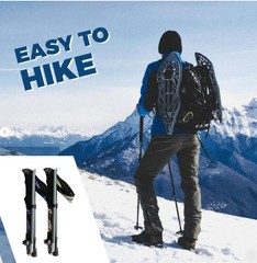 Qunature Hiking Poles,Trekking Poles,Foldable Adjustable 110–130 cm,Ultralight