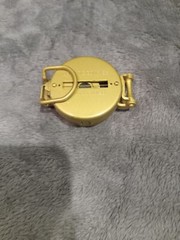 Vintage Liquid Filled LENSATIC Precision Pathfinder Engineer COMPASS Metal Case