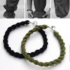 Elastic Trouser Twist Ties Leg Boot Socks Pants Lackies Lackeys Army Military