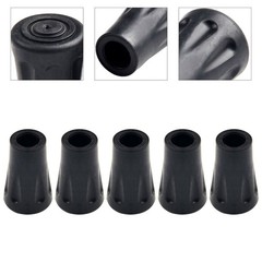Long Lasting 5pcs Trekking Pole Tip Cap Preserve Your Walking Stick’s Condition