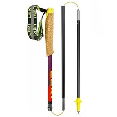 LEKI Neotrail Pro FX.One Superlite Bright Red/Violet/Neon Yellow Trail Poles