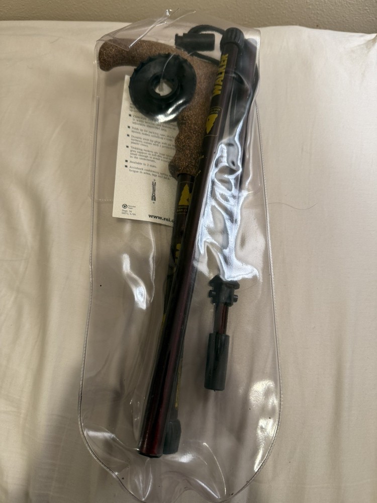 ✅ NEW Vintage REI Single Adjustable Hiker Trek Pole Stick by Komperdell Austria