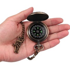 Compass Pocket Brass Watch Style Military Army Outdoor Camping Hiking Tool US