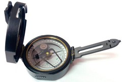 Brunton Compass for Geologist measuring Compass instrument handmade black cover