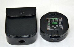 Working Brass Brunton Pocket Transit Compass with Leather Case Brunton Compass