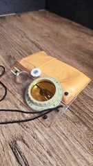 Vintage DDR Sport 4 Compass Freiberger Precision Compass w Original Manual Case