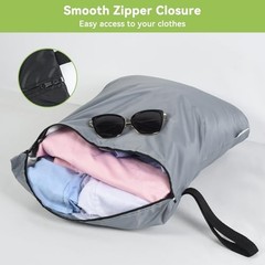 2PCS Wet Bags 16×20 inch Medium Wet Dry Bag for Swimsuit and 16 x 20 inch