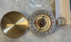 Survival Best Camping Survival Brass Compass~Military Compass Steam Punk NEW!