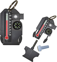 Outsider – 4-In-1 Survival Multi-Tool | Compass, Thermometer, Whistle, and Fire