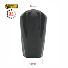 LEKI Walking Rubber Tip 44-54, Black