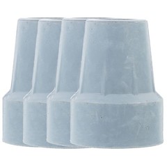 4Pcs Protective Rubber Feet Pole Tips for Hiking Climbing Non Slip Durable Grey