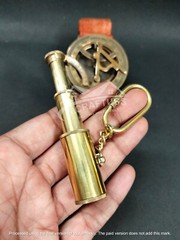 Brass Sundial Compass Wrist Band/Real Leather Band/Wrist Compass Free Keychain