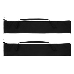 2Pcs Durable Alpenstocks Storage Bag Hiking Poles Holder Carrying Pouch Black