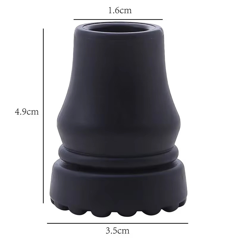 Anti-Slip Walking Stick Crutch Cane Rubber Tip Pad Cover 16-22mm Hiking US*