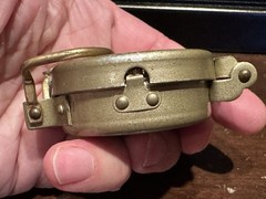 Vintage Lensatic Compass Liquid Filled Military Style Works